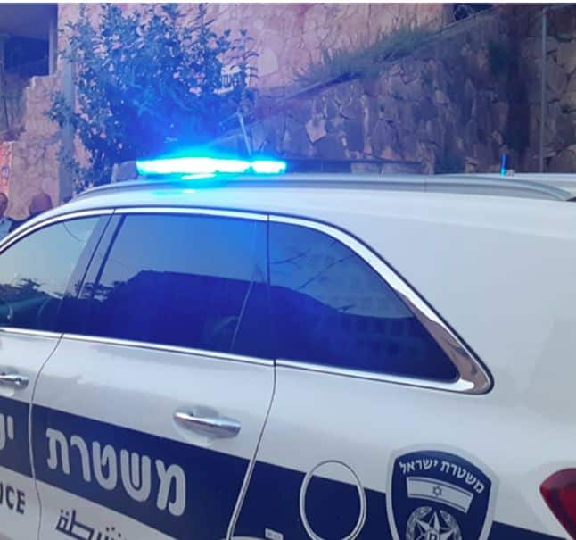 ניידת משטרה צילום דוברות משטרת ישראל