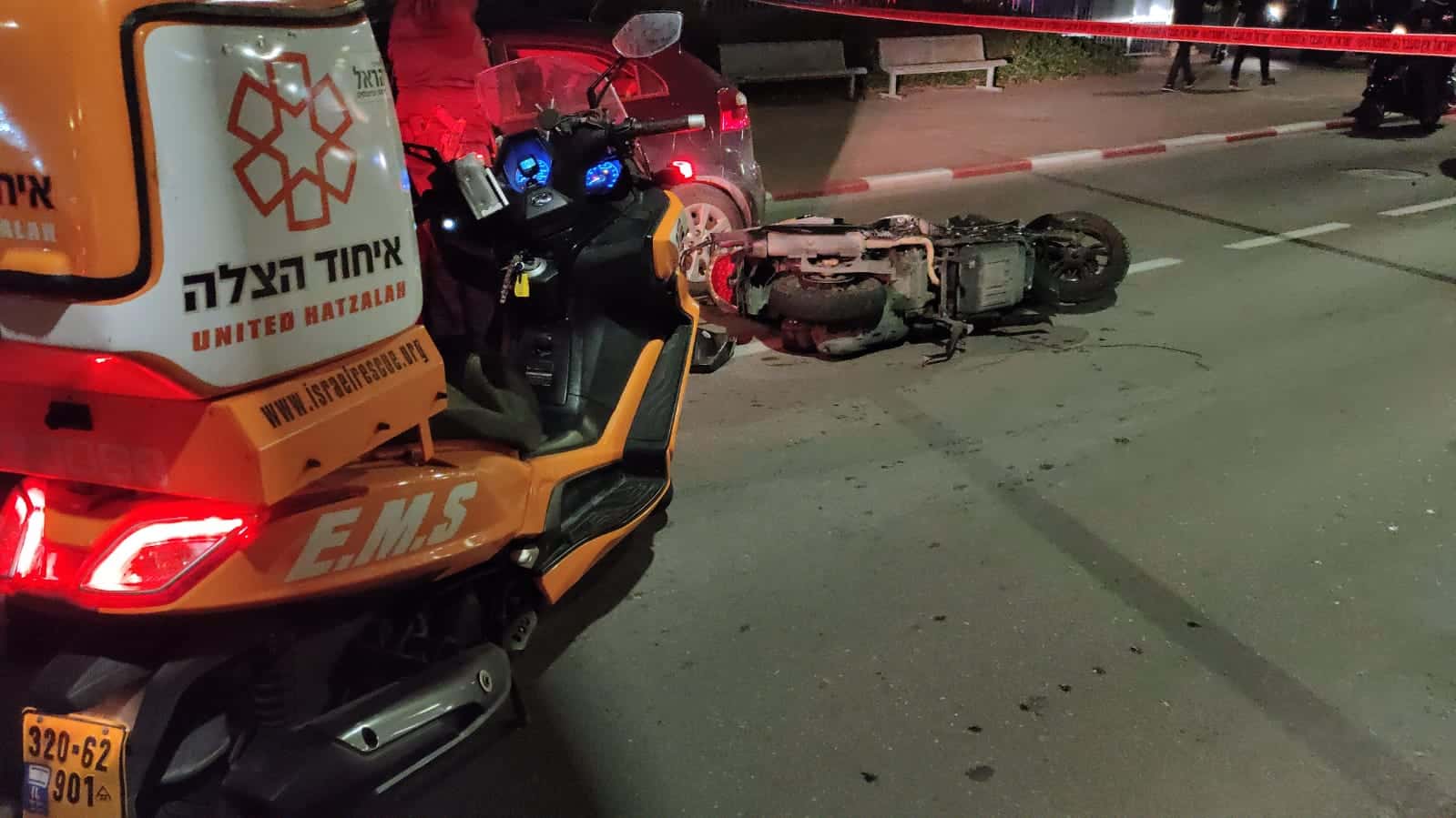 תאונה תאונת אופנוע צילום דוברות איחוד הצלה