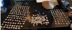 מטבעות עתיקים צילום דוברות משטרת ישראל