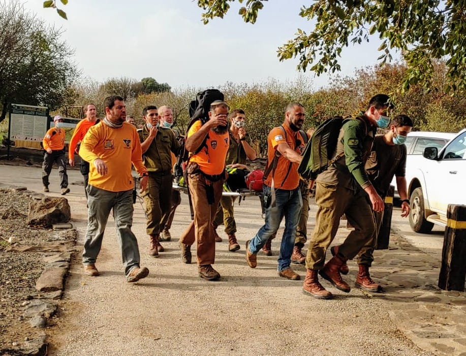 חילוץ גולן צילום דוברות משטרת ישראל