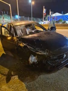 רכב תאונה צילום דוברות משטרת ישראל