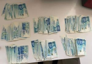 כסף שטרות צילום דוברות משטרת ישראל