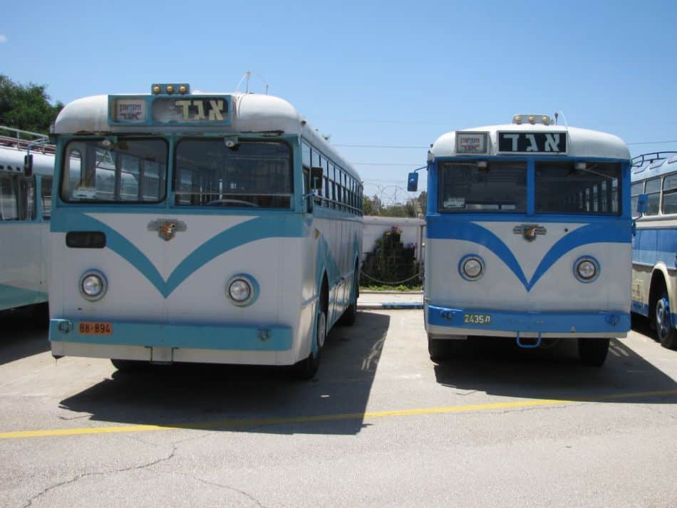 אוטובוסים צילום המרכז ההיסטורי אגד חולון