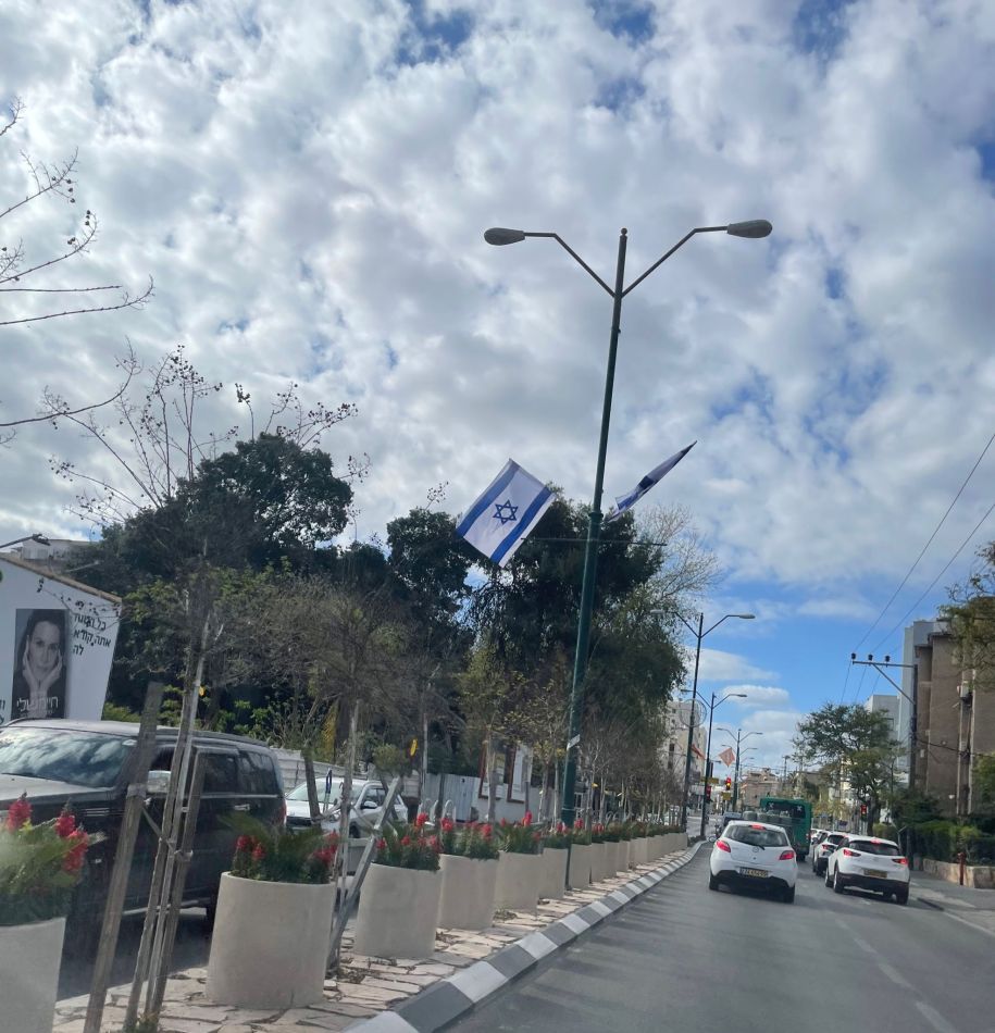 דגל ישראל דגלים 1 צילום דוברות ראשון לציון