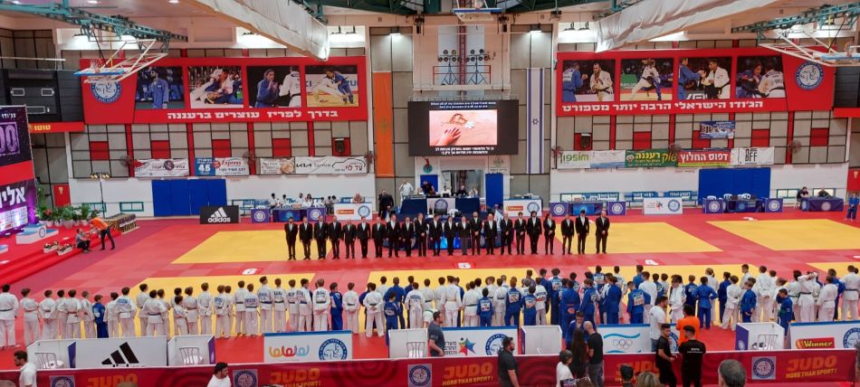 אליפות ישראל בג'ודו- צילום עצמה האתלט ראשון לציון
