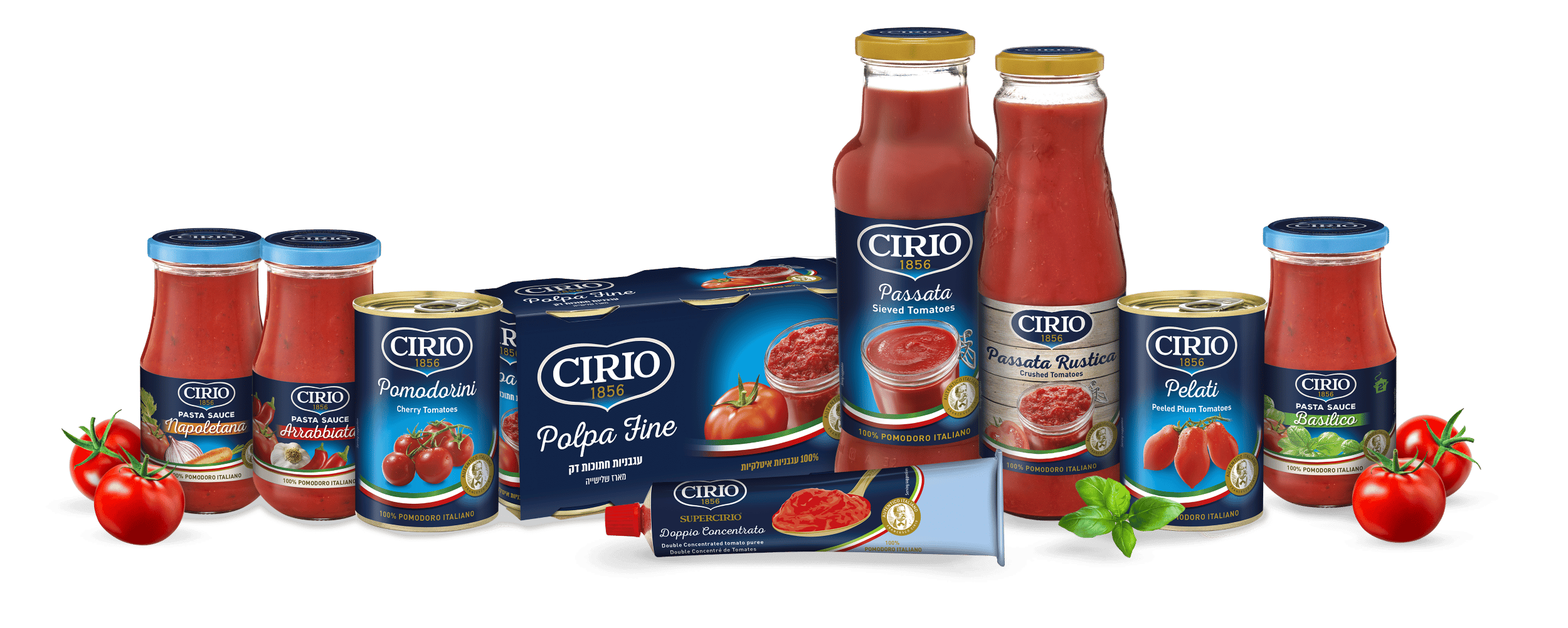 צ'יריו – מותג רטבי עגבניות איכותי איטלקי, משווק על ידי דיפלומט. צילום יחצ חול
