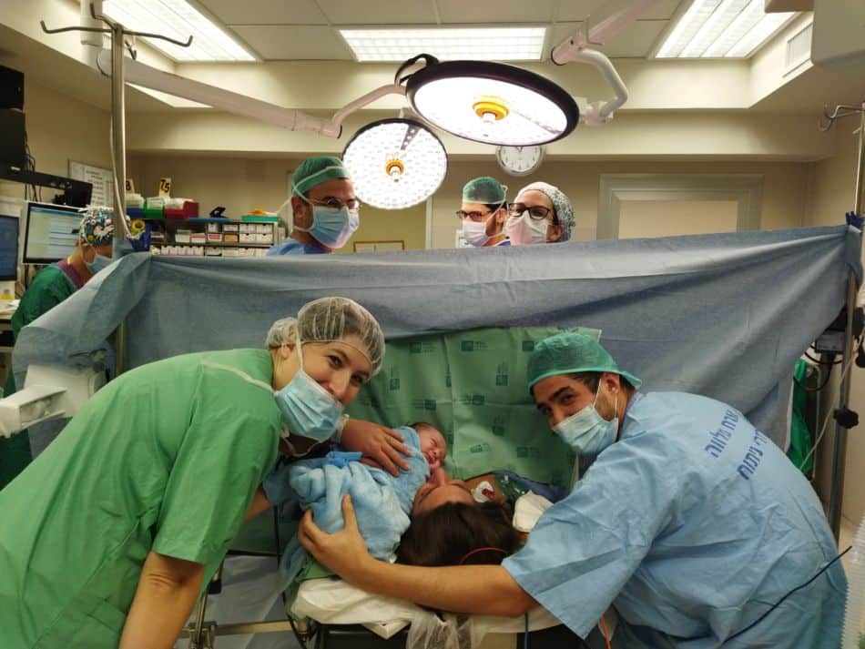 לידה יולדת צילום דוברות שמיר אסף הרופא