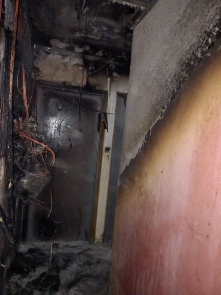 שריפה ארון חשמל כבאות והצלה צילום דוברות והסברה תחנת חולון
