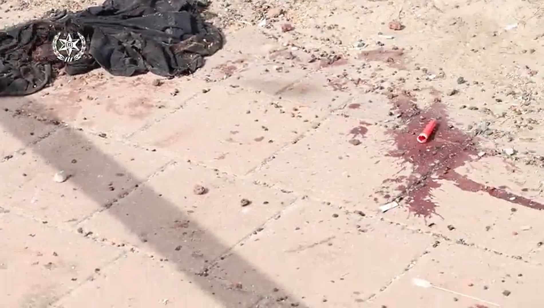 זירת רצח צילום דוברות משטרת ישראל