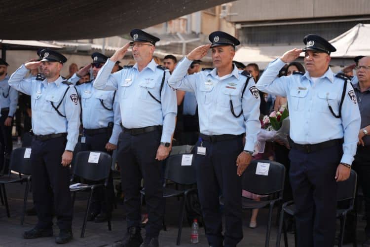 מפקדים צילום דוברות משטרת ישראל