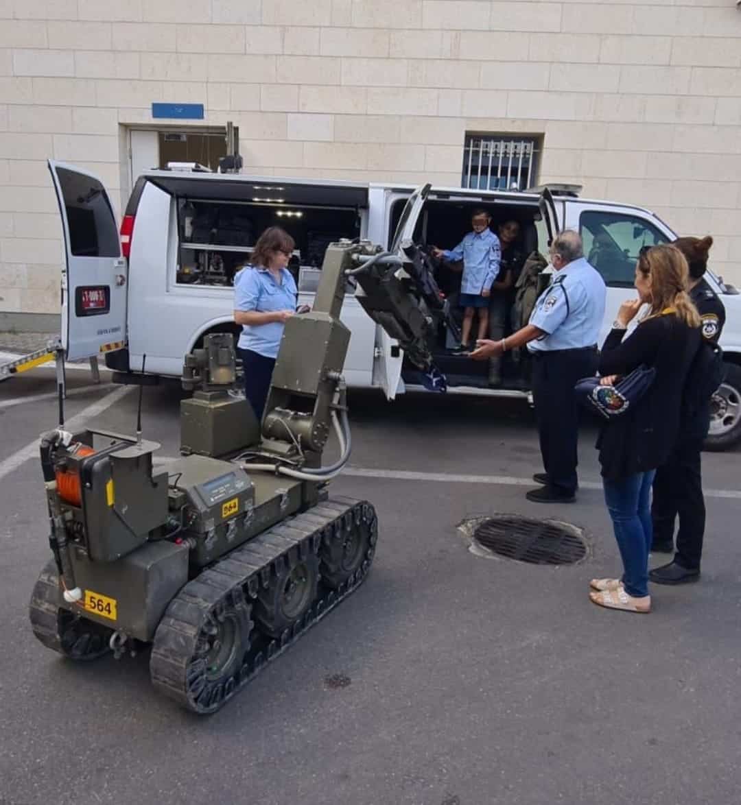 משטרה חבלן רובוט צילום דוברות משטרת ישראל