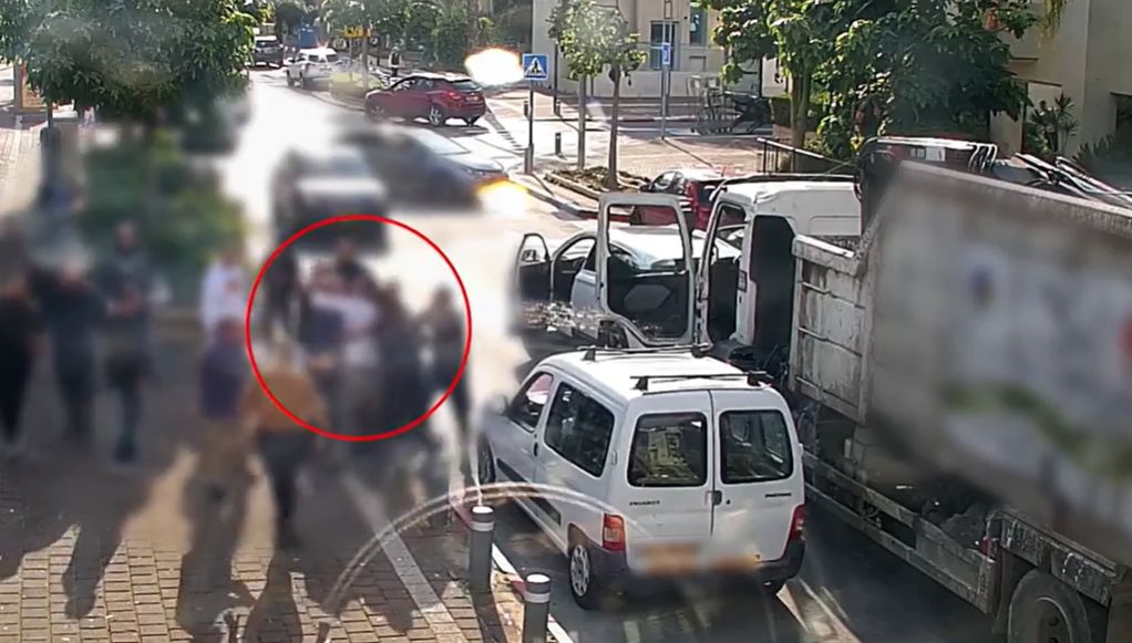 תקיפה בכביש נהגים צילום דוברות משטרת ישראל