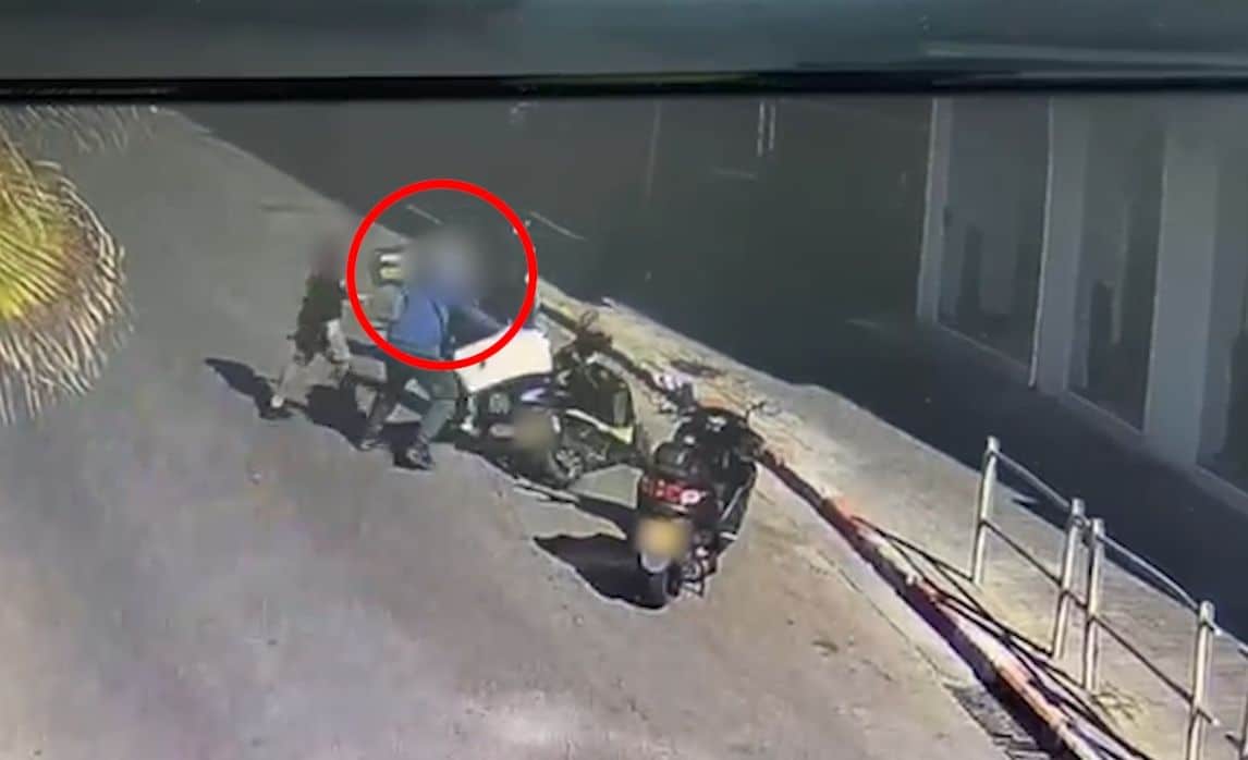תקיפה בכביש צילום דוברות משטרת ישראל