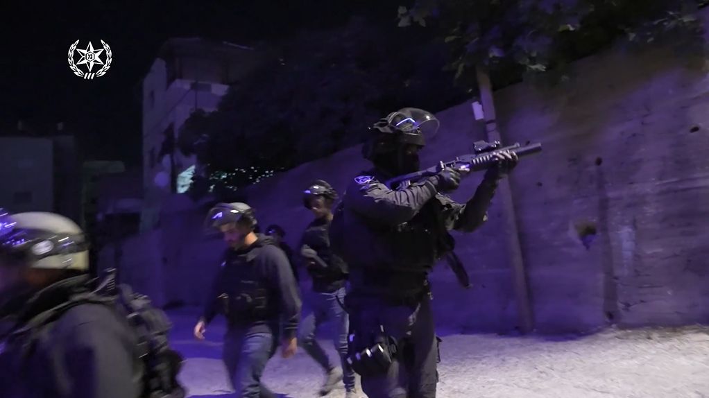 לוחם מגב צילום דוברות משטרת ישראל