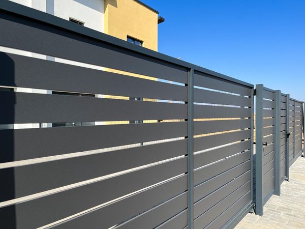 modern-metal-fence-fencing-yard-area-horizontal-sections-fence-made-metal