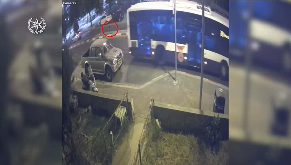 תאונה דריסה צילום דוברות משטרת ישראל