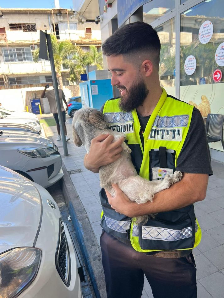 חילוץ כלבה צילום ידידים סיוע בדרכים