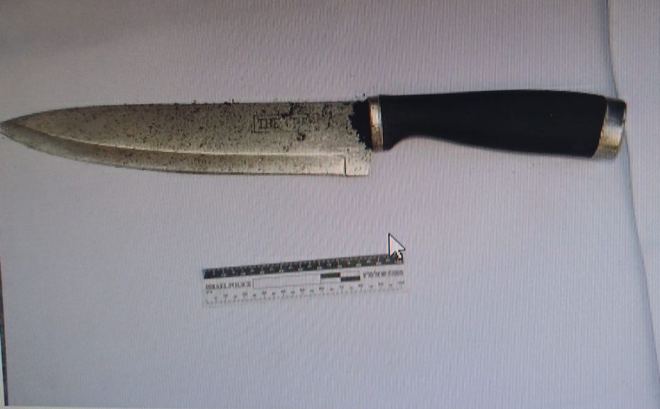 סכין צילום דוברות משטרת ישראל