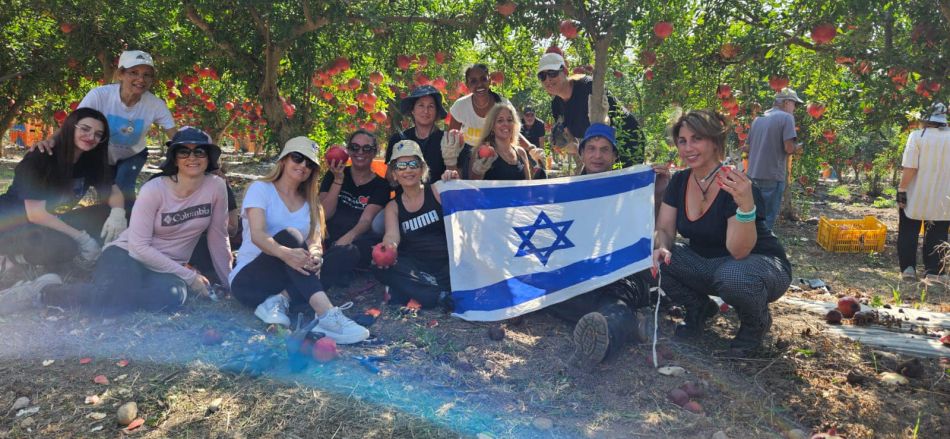 מתנדבים חולון דגל ישראל צילום עיריית חולון
