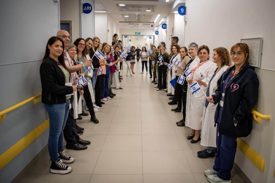 צוות רפואי דגלי ישראל צילום דוברות וולפסון
