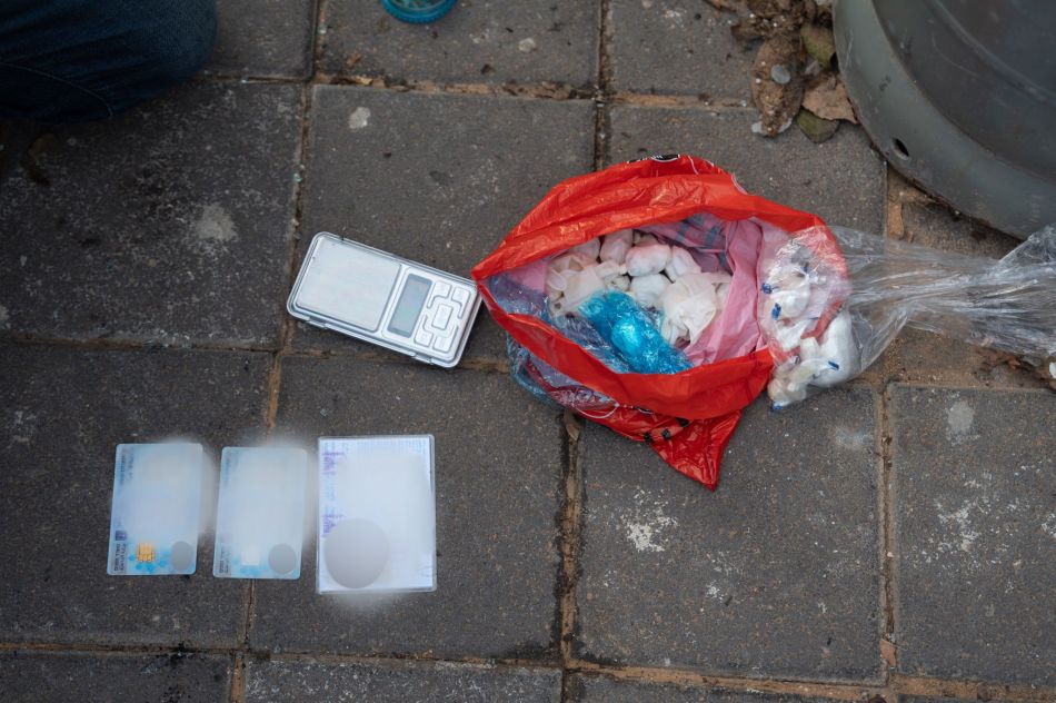 סמים כרטיס אשראי טלפון צילום דוברות משטרת ישראל