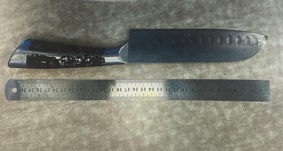 סכין צילום דוברות משטרת ישראל